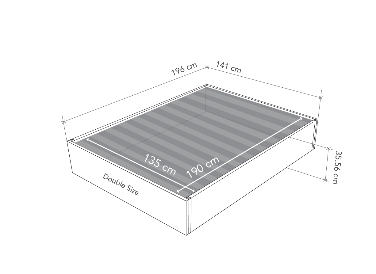 Vant Platform Bed - Double Bed - Image 65
