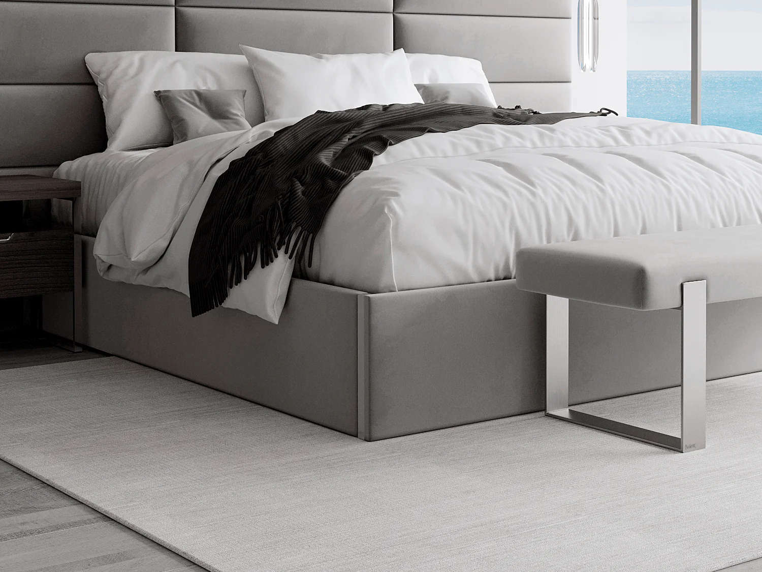 Vant Platform Bed - Super King Size - Image 66