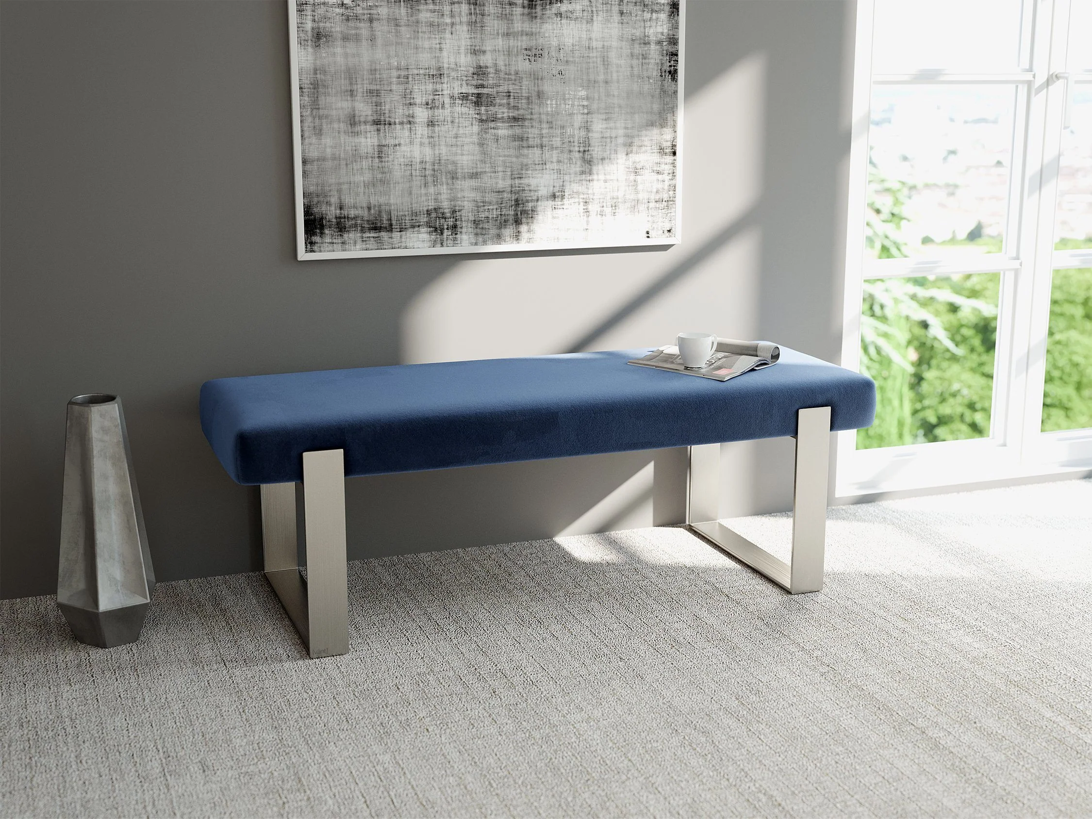 Vant Upholstered Bed Bench Gold - Image 68